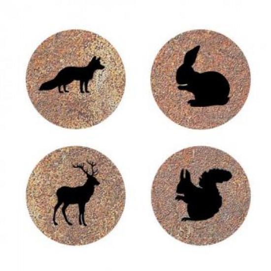 Collection brune -petits badges image